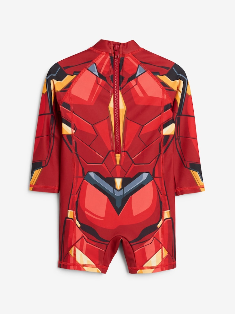Červená Iron Man - Plavky chránící proti slunci (3-7 let) - Image 6 of 8