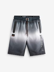 Schwarz/Farbverlauf - Badeshorts (3–16 J.) - Bild 5 von 7