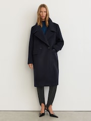 Reiss Caris Wool-Blend Relaxed-Fit Double-Breasted Coat - Bild 1 von 8