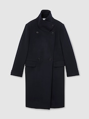 Reiss Caris Wool-Blend Relaxed-Fit Double-Breasted Coat - Bild 2 von 8