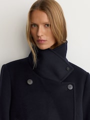 Reiss Caris Wool-Blend Relaxed-Fit Double-Breasted Coat - Bild 3 von 8