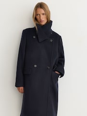 Reiss Caris Wool-Blend Relaxed-Fit Double-Breasted Coat - Bild 4 von 8