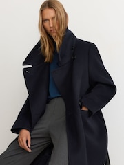 Reiss Caris Wool-Blend Relaxed-Fit Double-Breasted Coat - Bild 7 von 8