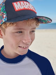 White Marvel Rash Vest (3-16yrs) - Image 5 of 8