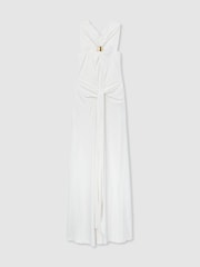 Atelier Hardware-Detail Draped Maxi Dress - Image 2 of 9