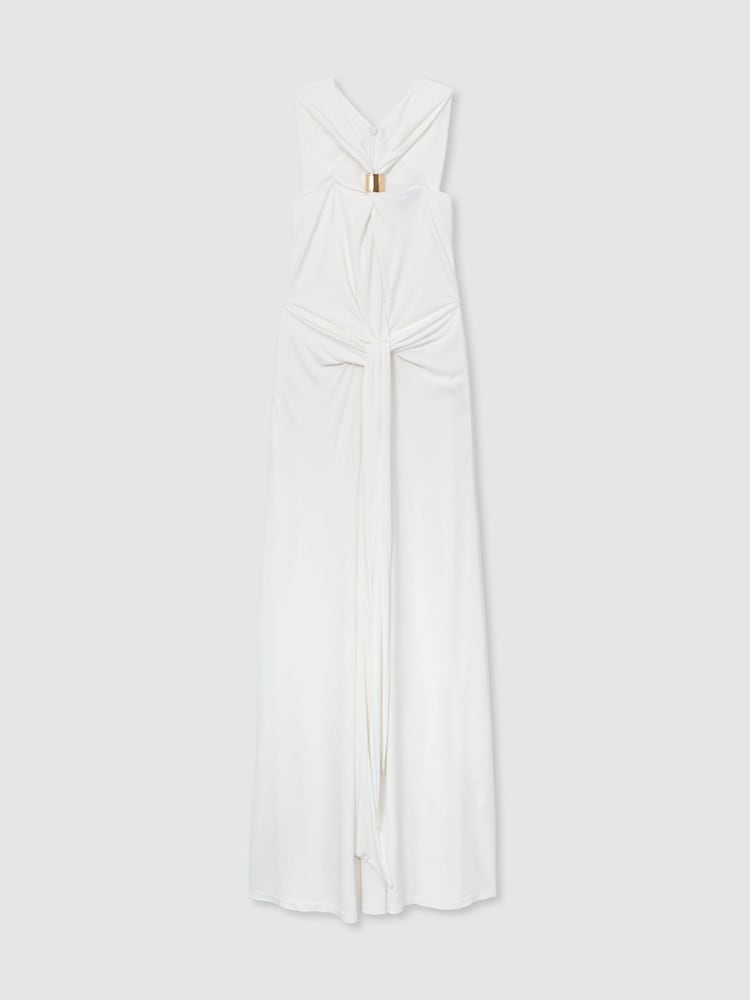 Atelier Hardware-Detail Draped Maxi Dress - Image 2 of 9 Atelier Hardware-Detail Draped Maxi Dress - Image 2 of 9