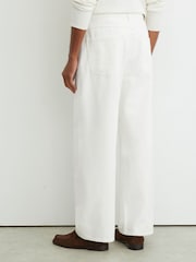 Reiss Off White Bowie Baggy-Fit Jeans - Image 6 of 7