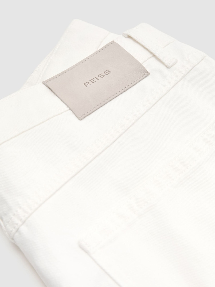 Reiss Off White Bowie Baggy-Fit Jeans - Image 7 of 7 Reiss Off White Bowie Baggy-Fit Jeans - Image 7 of 7