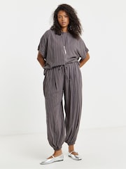 Simply Be Grey Wide Leg Trousers - Image 1 of 4