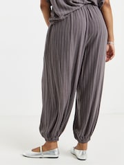 Simply Be Grey Wide Leg Trousers - Image 2 of 4