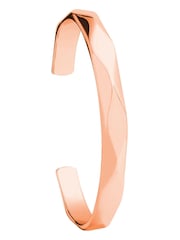 Pure Luxuries London Aurelle Rose Gold Plated Sterling Silver Bangle - Image 3 of 3
