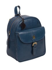 Conkca Eloise Snorkel Blue Leather Backpack - Image 3 of 5