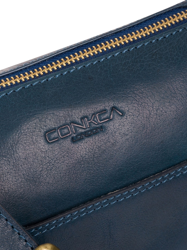 Conkca Yasmin Leather Cross-Body Bag - Image 6 of 6