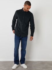 Threadbare Dark Green Corduroy Shirt - Image 4 of 5