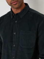 Threadbare Dark Green Corduroy Shirt - Image 5 of 5