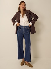 Monsoon Blue Renee Flared Jeans - Image 1 of 4
