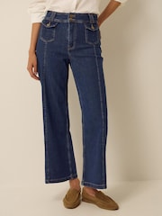 Monsoon Blue Renee Flared Jeans - Image 2 of 4