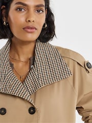 Simply Be Nude Dropped Waist Trench Coat - Image 4 of 4