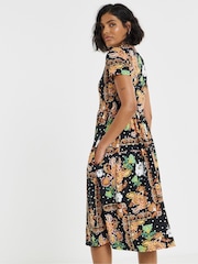 Simply Be Black Supersoft Pocket Midi Dress - Image 2 of 4