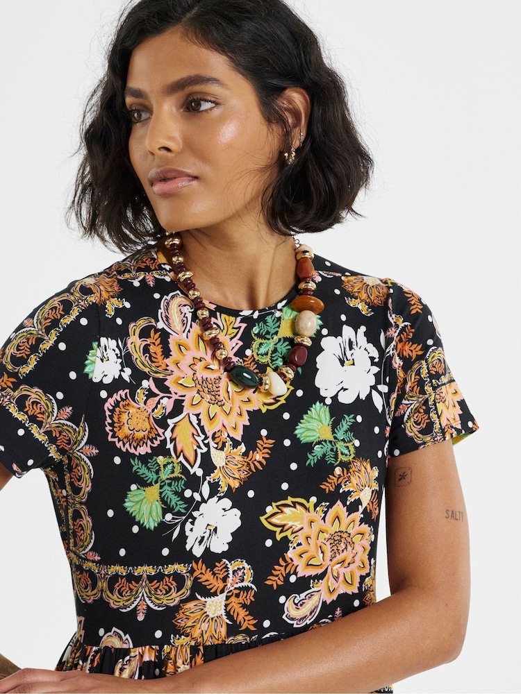 Simply Be Black Supersoft Pocket Midi Dress - Image 4 of 4 Simply Be Black Supersoft Pocket Midi Dress - Image 4 of 4