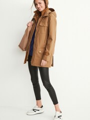 Camel Borg Lined Utility Jacket - Image 3 of 5