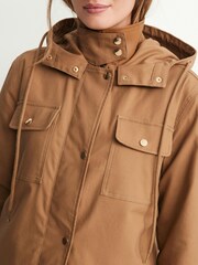 Camel Borg Lined Utility Jacket - Image 5 of 5