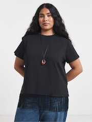 Simply Be Tofs Hem T-shirt - Bild 3 av 4