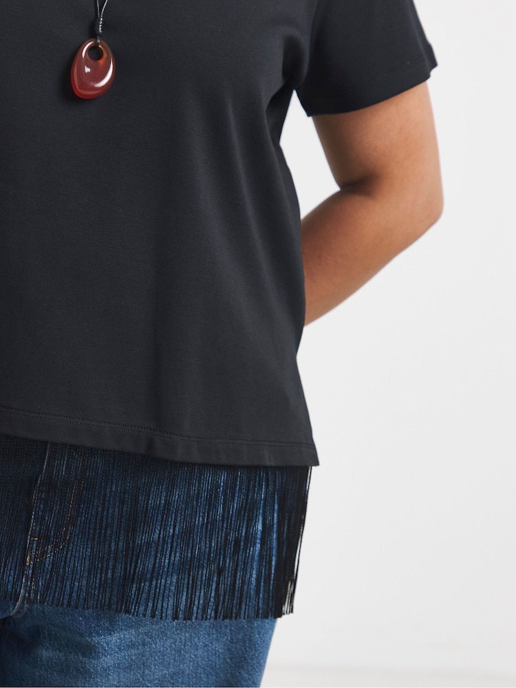 Simply Be Tofs Hem T-shirt - Bild 4 av 4