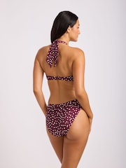 Seafolly Purple Collective Halter Bandeau Bikini Top - Image 3 of 4