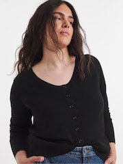 Simply Be Fine Scallop Edge Cardigan - Obraz 1 z 4