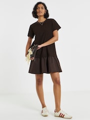 Simply Be Cord Hybrid T-Shirt Dress - Պատկեր 1 4-ից