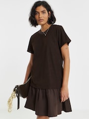 Simply Be Cord Hybrid T-Shirt Dress - Պատկեր 3 4-ից