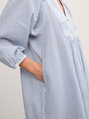 Monsoon Callie Stripe Midi Shirt Dress - 圖片 4/4