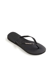 Havaianas Slim Metal Logo & Crystal Flip Flops - Image 3 of 5