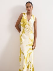 Phase Eight Yellow Paula Maxi Dress - Image 6 of 7