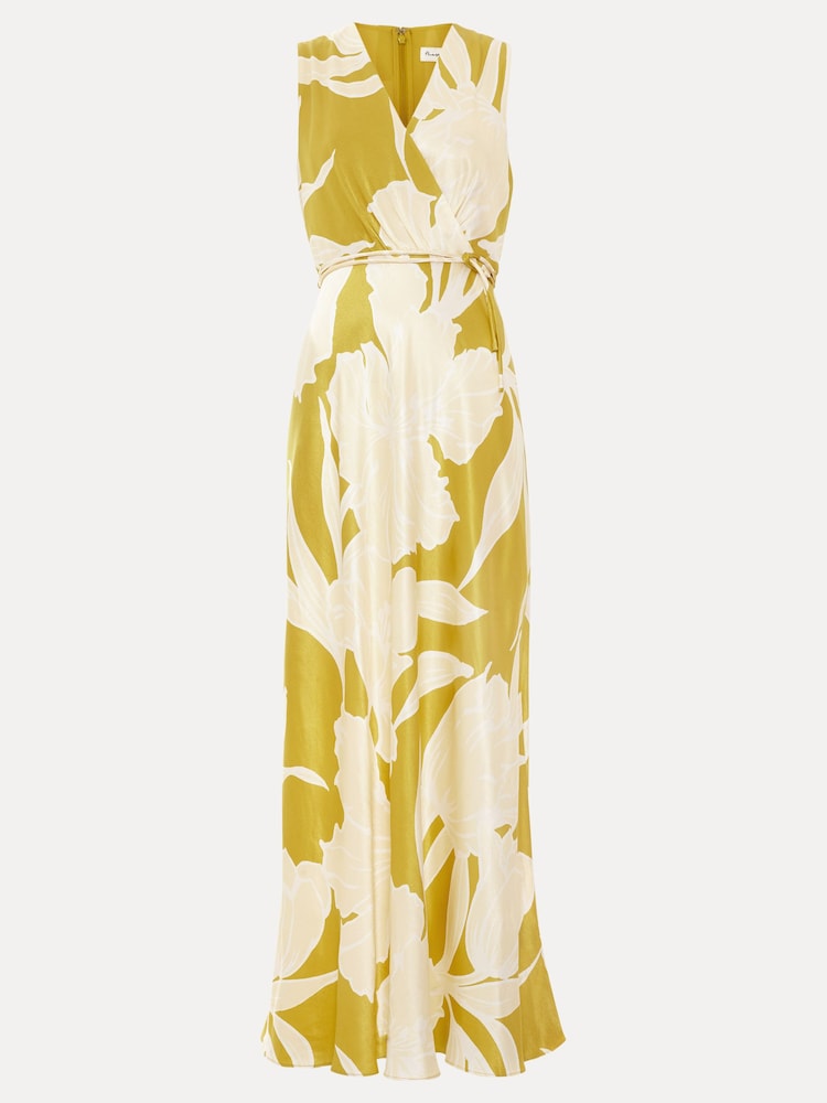 Phase Eight Yellow Paula Maxi Dress - Image 7 of 7