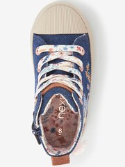 Denim Bunny Standard Fit (F) High Top Trainers - Image 3 of 4
