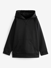 Schwarz - Leichter Sport-Fußball-Hoodie (3–16 J.) - Bild 4 von 6