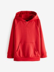 Rot - Leichter Sport-Fußball-Hoodie (3–16 J.) - Bild 3 von 5