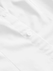 White Touch Fastening Cotton Rich Stretch Short Sleeve School Shirt (3-17yrs) - Image 9 of 9
