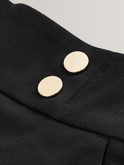 Black High Waisted School Shorts (3-16yrs) - Image 6 of 6