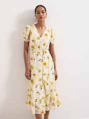 Robe à fleurs Azalée Phase Eight - Image 6 sur 8