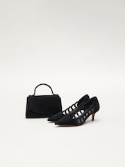 Phase Eight Suede Top Handle Bag - Imaginea 5 din 5