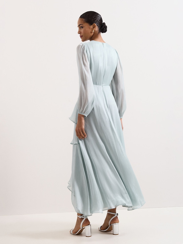 Phase Eight Blue Sylvie Maxi Dress - Image 2 of 9