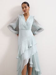 Phase Eight Blue Sylvie Maxi Dress - Image 3 of 9