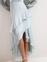 Phase Eight Blue Sylvie Maxi Dress - Image 5 of 9