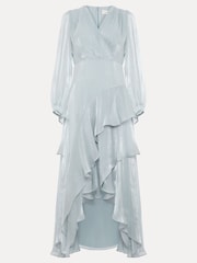 Phase Eight Blue Sylvie Maxi Dress - Image 8 of 9