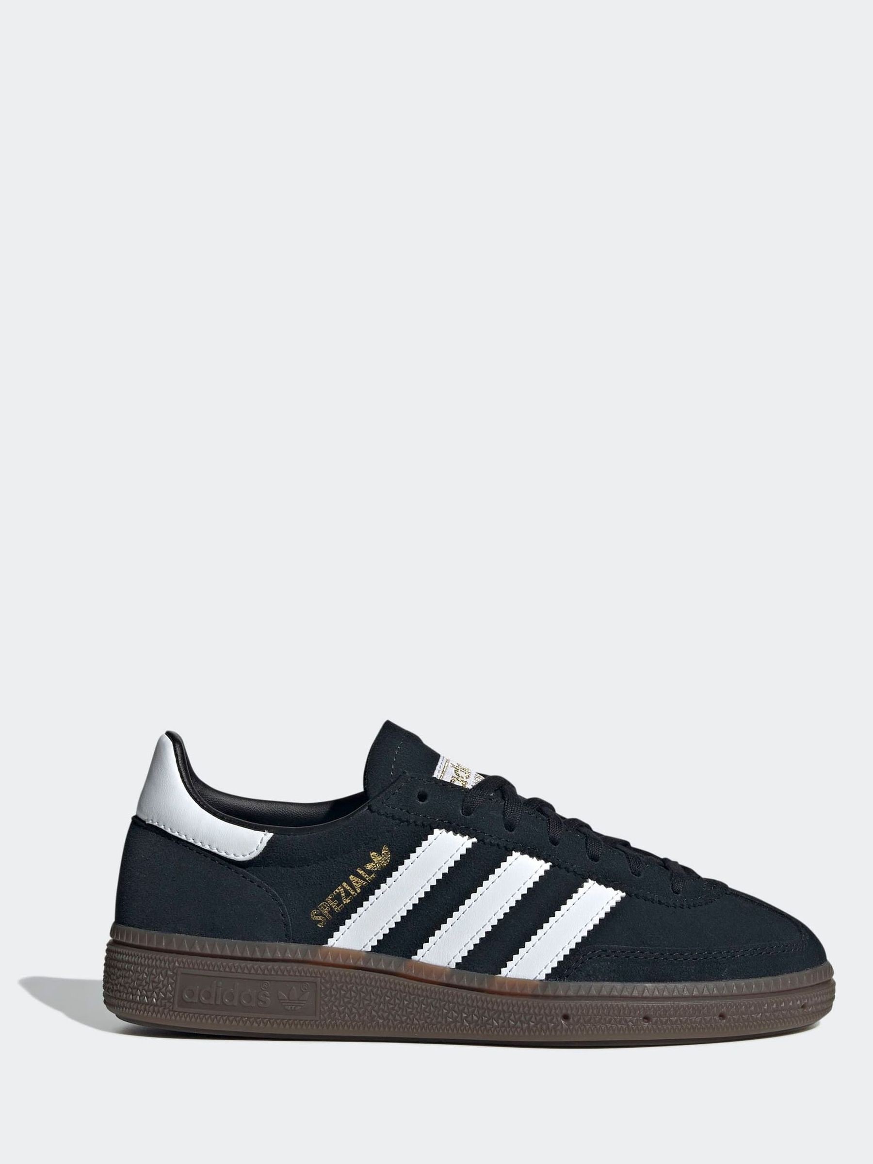 Adidas Originals Girls Black Handball Spezial Trainers - Image 1