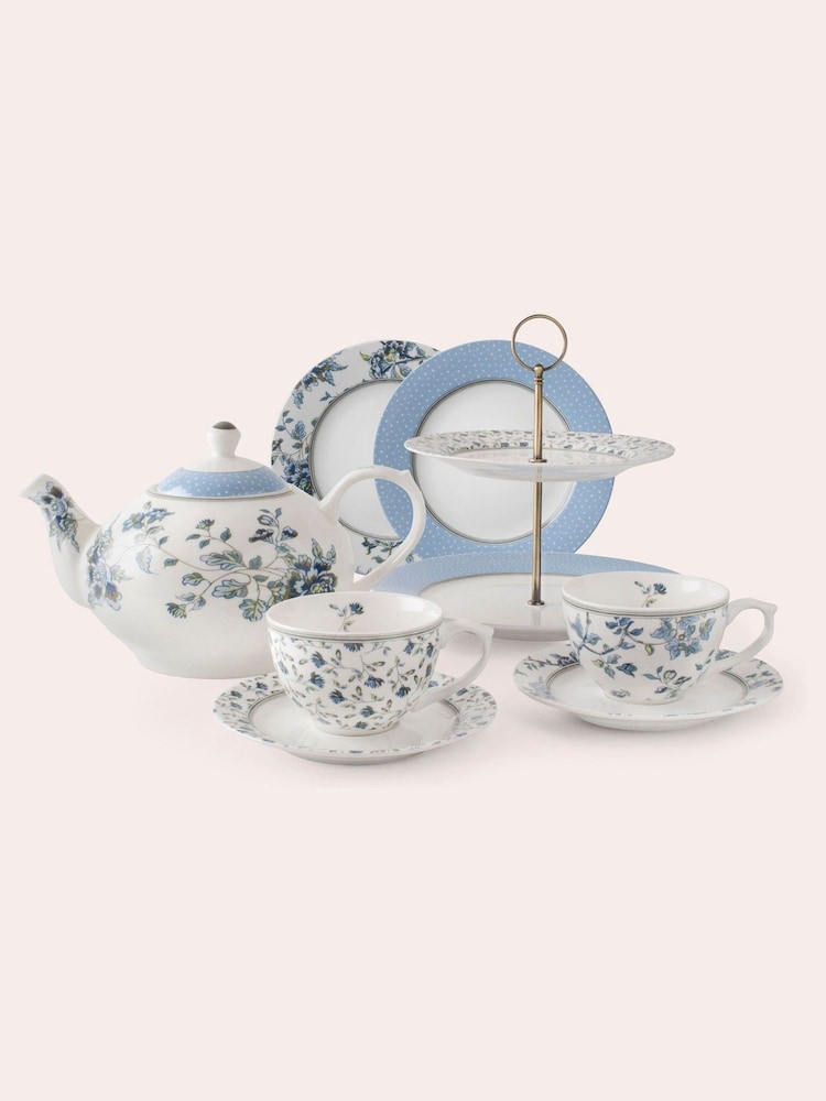 Laura Ashley 8 Piece Tea Set - Image 1 of 3