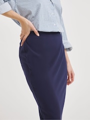 JD Williams Blue Magisculpt Midi Pencil Skirt - Image 4 of 4
